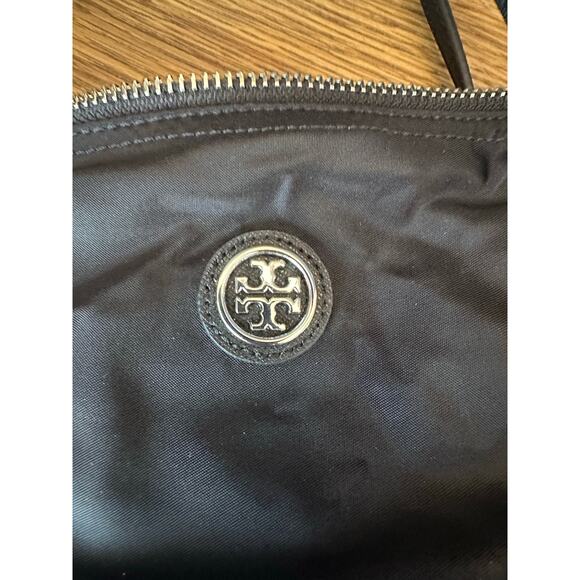 NWT Tory Burch $(328) Nylon Virginia Tote Bag Black - Picture 3 of 11